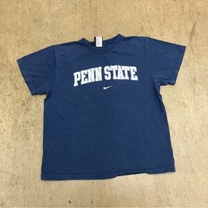 Penn state Nike center swoosh t shirt navy blue M